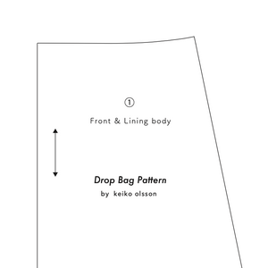 PDF Pattern "Drop Bag" in English